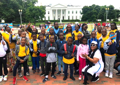 Photo Expédition Scolaire 2019 aux USA, devant la Maison Blanche