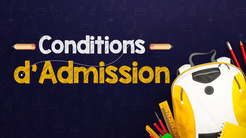 Image Conditions d'Admission