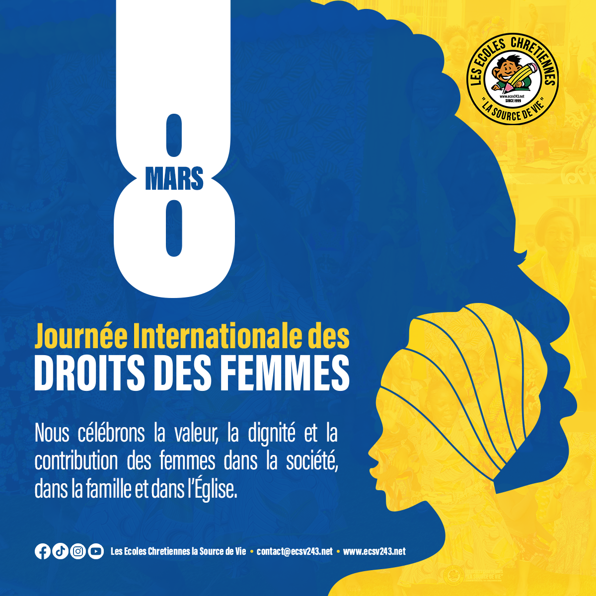 Image d'Affiche de la Journée Internationale des Droits des Femmes